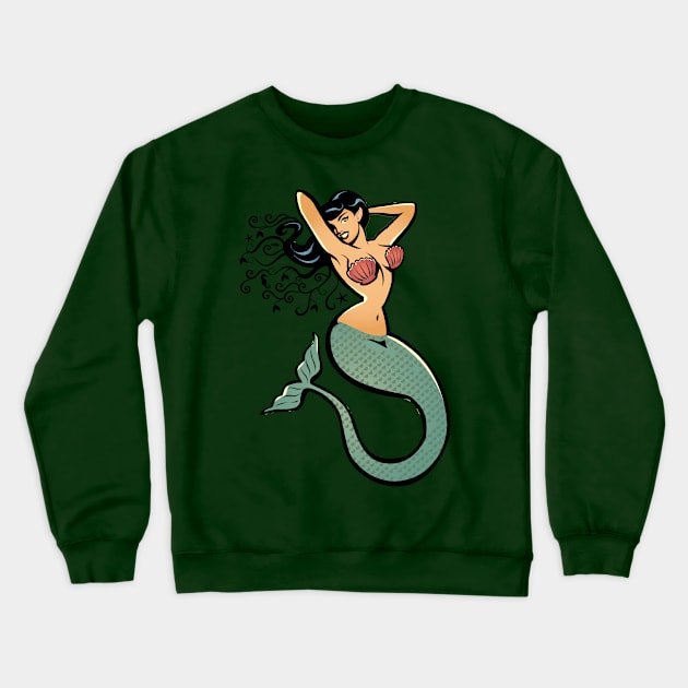 Mermaid Crewneck Sweatshirt by ElijahBarns